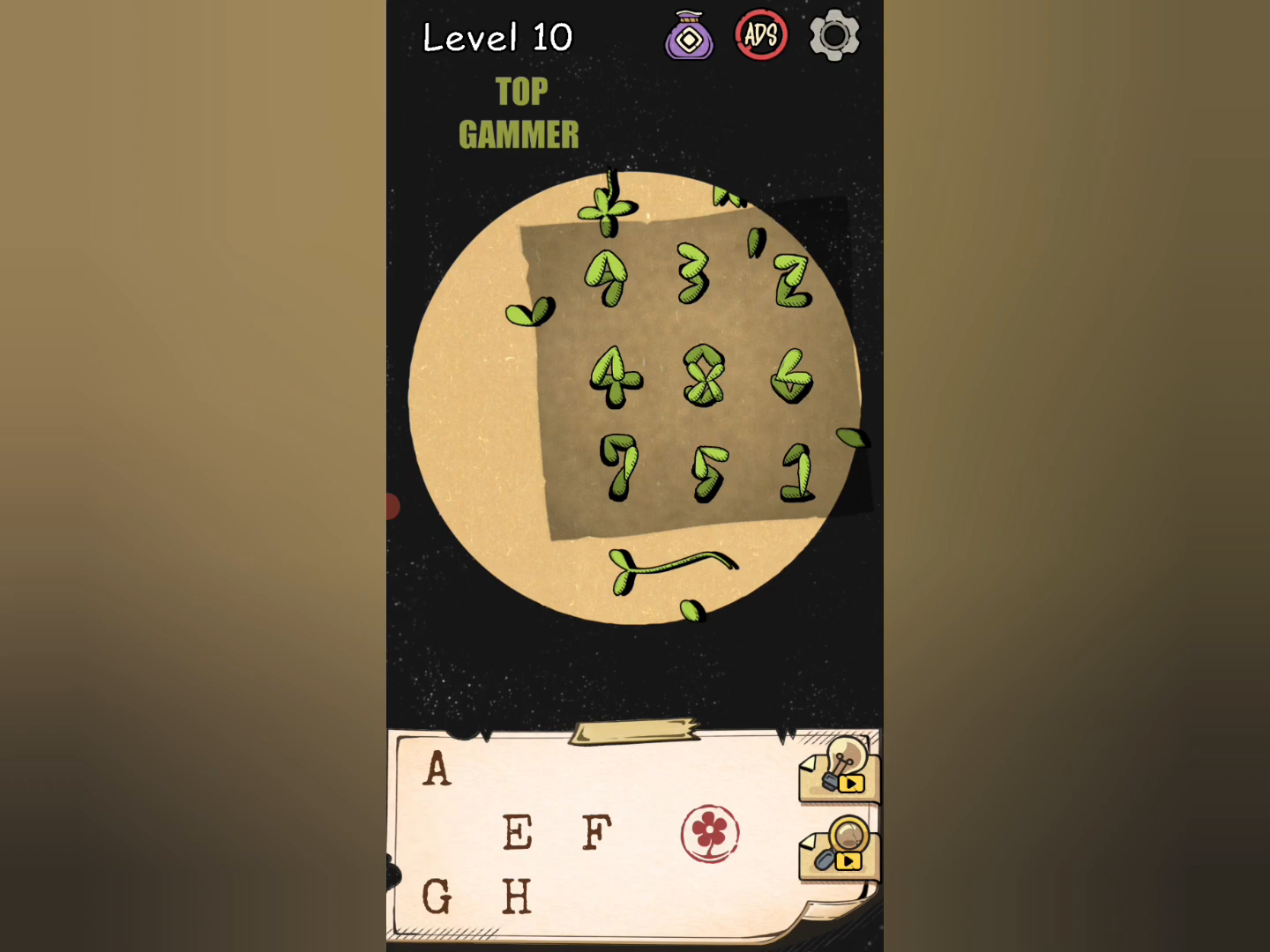 Flower Forest Word Puzzle level 10 Gameplay walkthrough solution Step 3