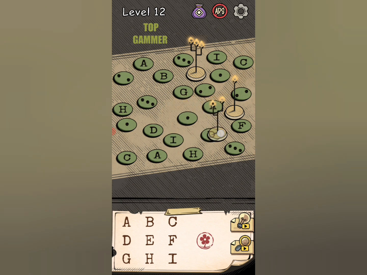 Flower Forest Word Puzzle level 12 Gameplay walkthrough solution Step 2