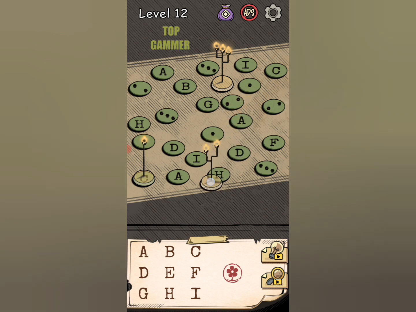 Flower Forest Word Puzzle level 12 Gameplay walkthrough solution Step 3