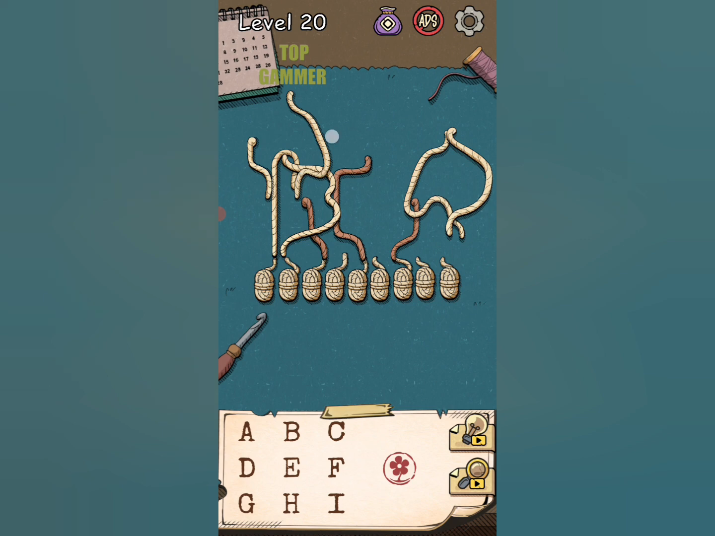Flower Forest Word Puzzle level 20 Gameplay walkthrough solution Step 2