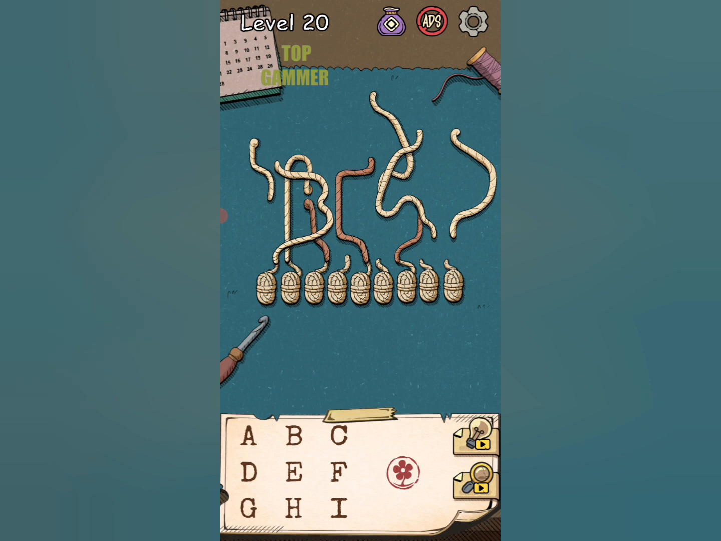 Flower Forest Word Puzzle level 20 Gameplay walkthrough solution Step 3