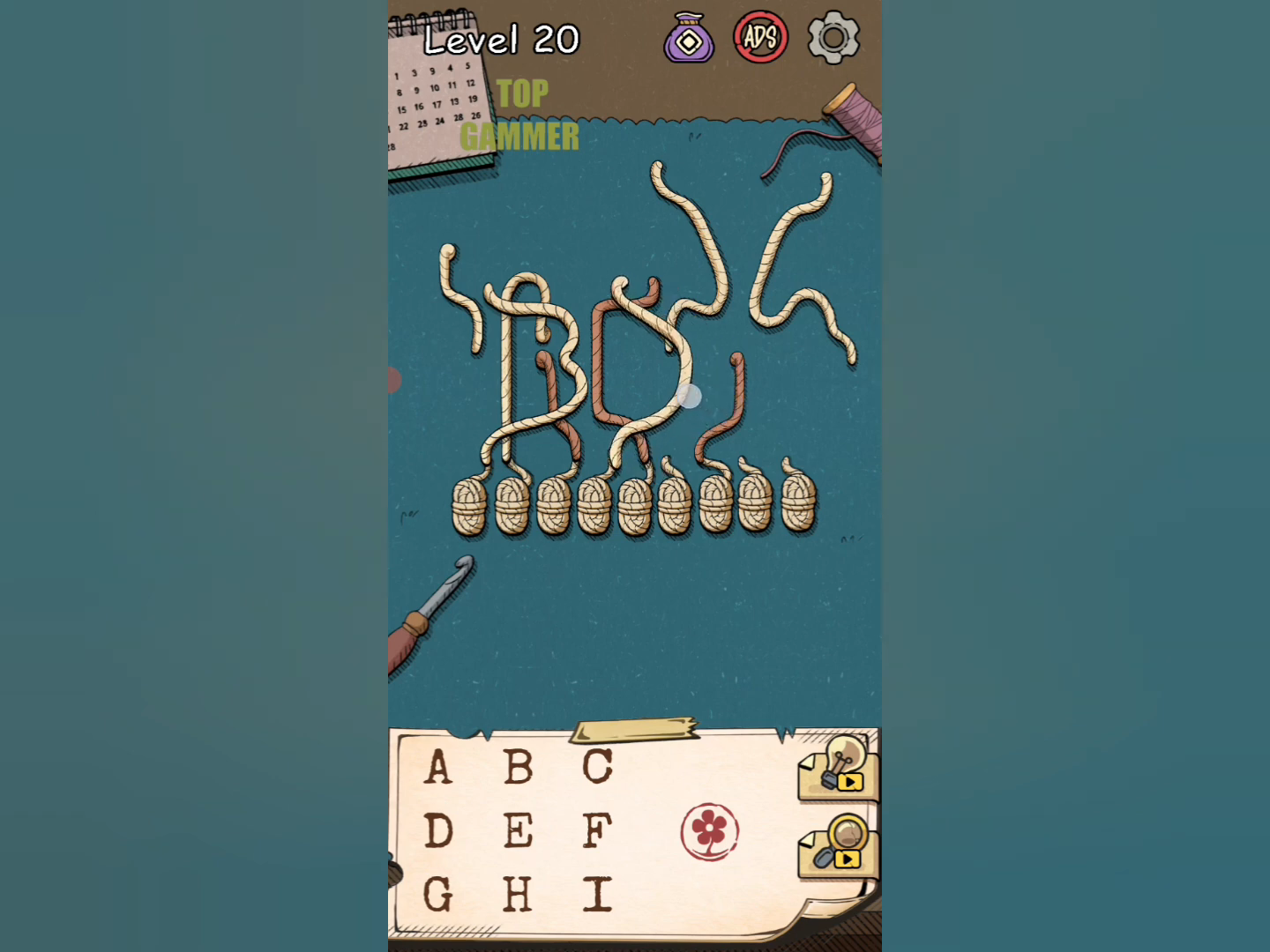 Flower Forest Word Puzzle level 20 Gameplay walkthrough solution Step 4
