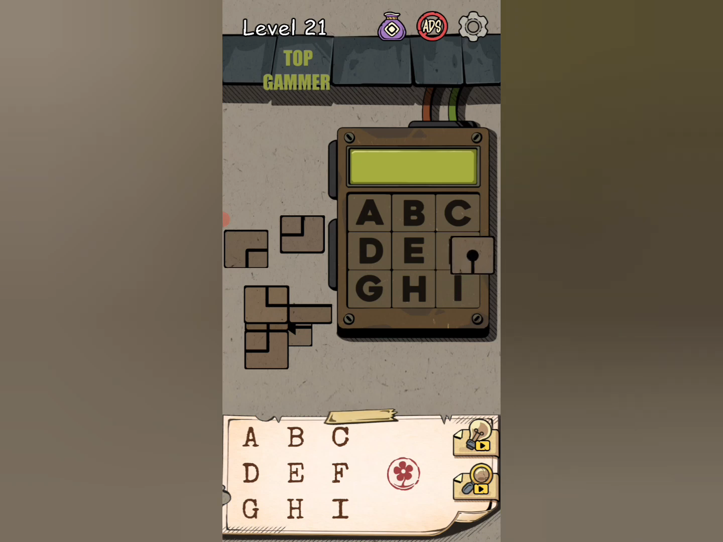 Flower Forest Word Puzzle level 21 Gameplay walkthrough solution Step 2