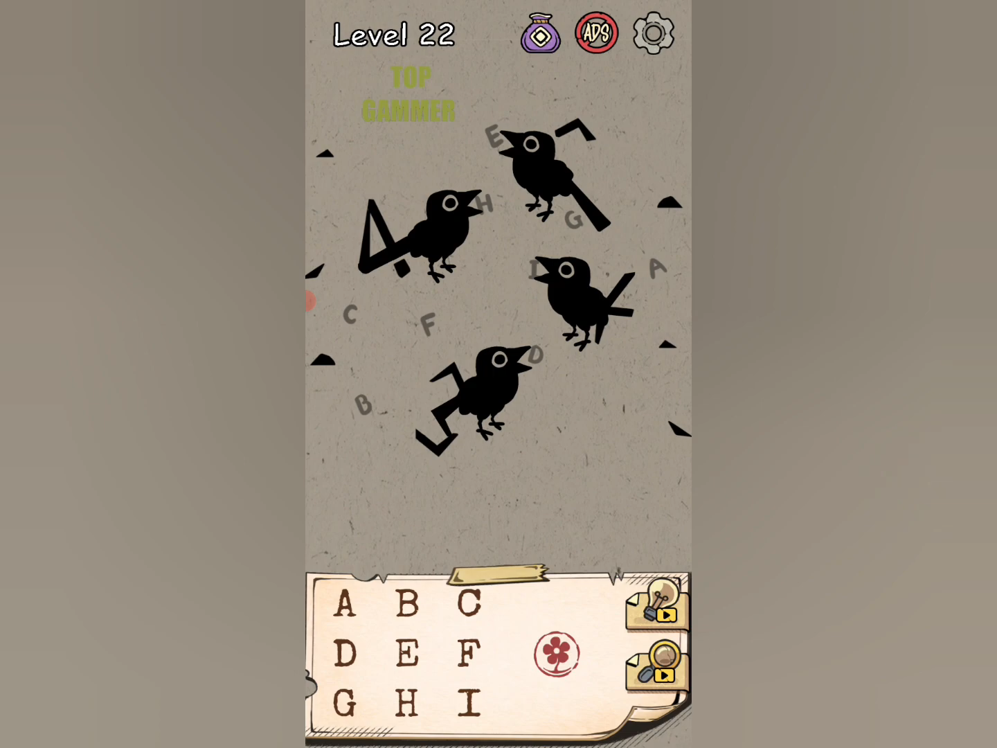 Flower Forest Word Puzzle level 22 Gameplay walkthrough solution Step 3