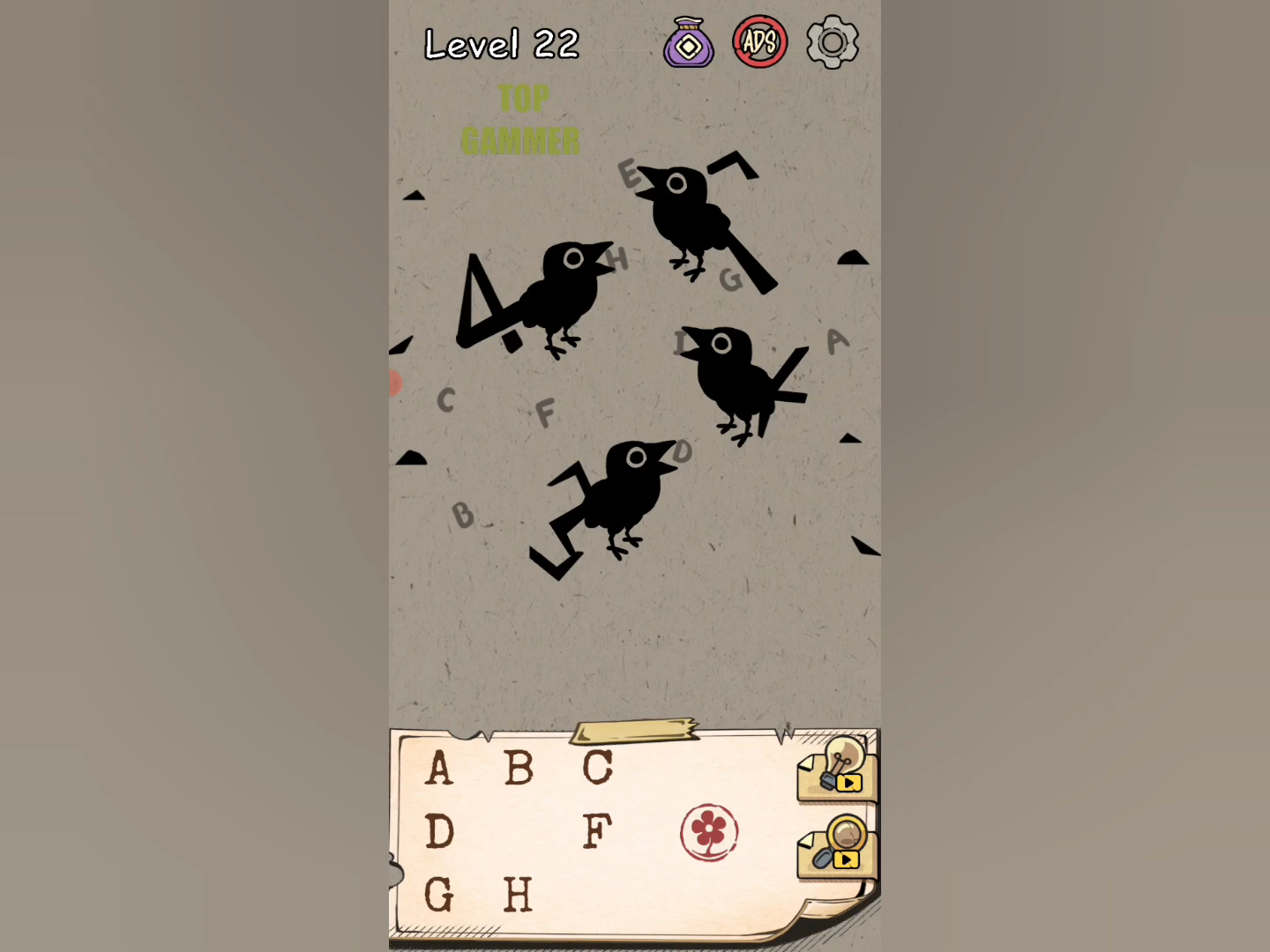 Flower Forest Word Puzzle level 22 Gameplay walkthrough solution Step 4