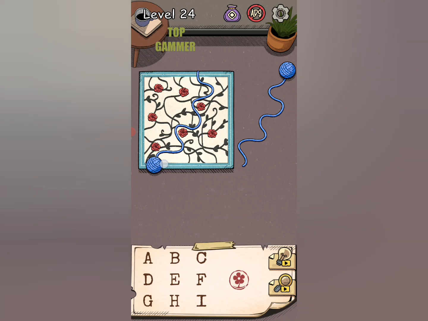 Flower Forest Word Puzzle level 24 Gameplay walkthrough solution Step 1