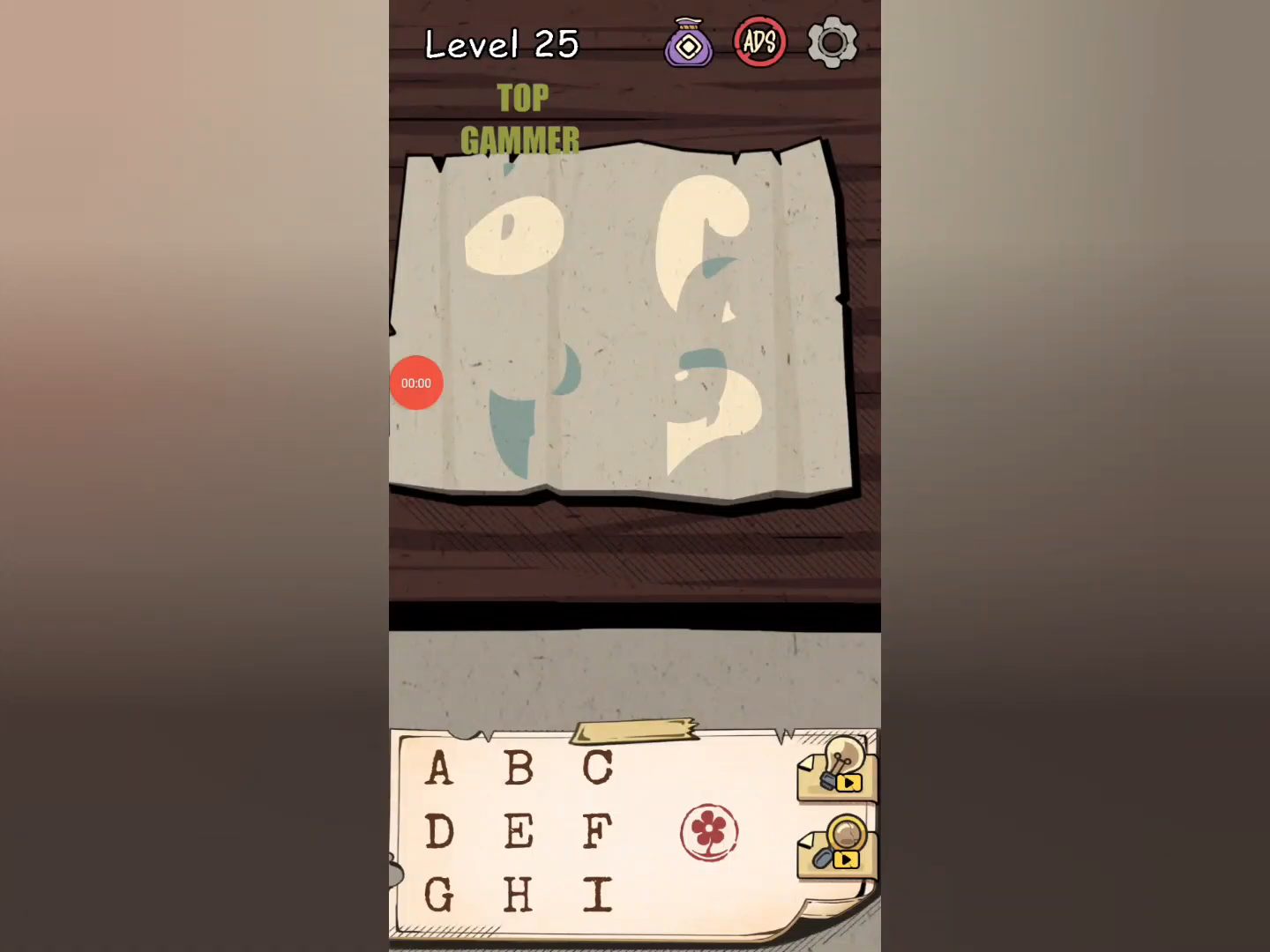 Flower Forest Word Puzzle level 25 Gameplay walkthrough solution Step 1