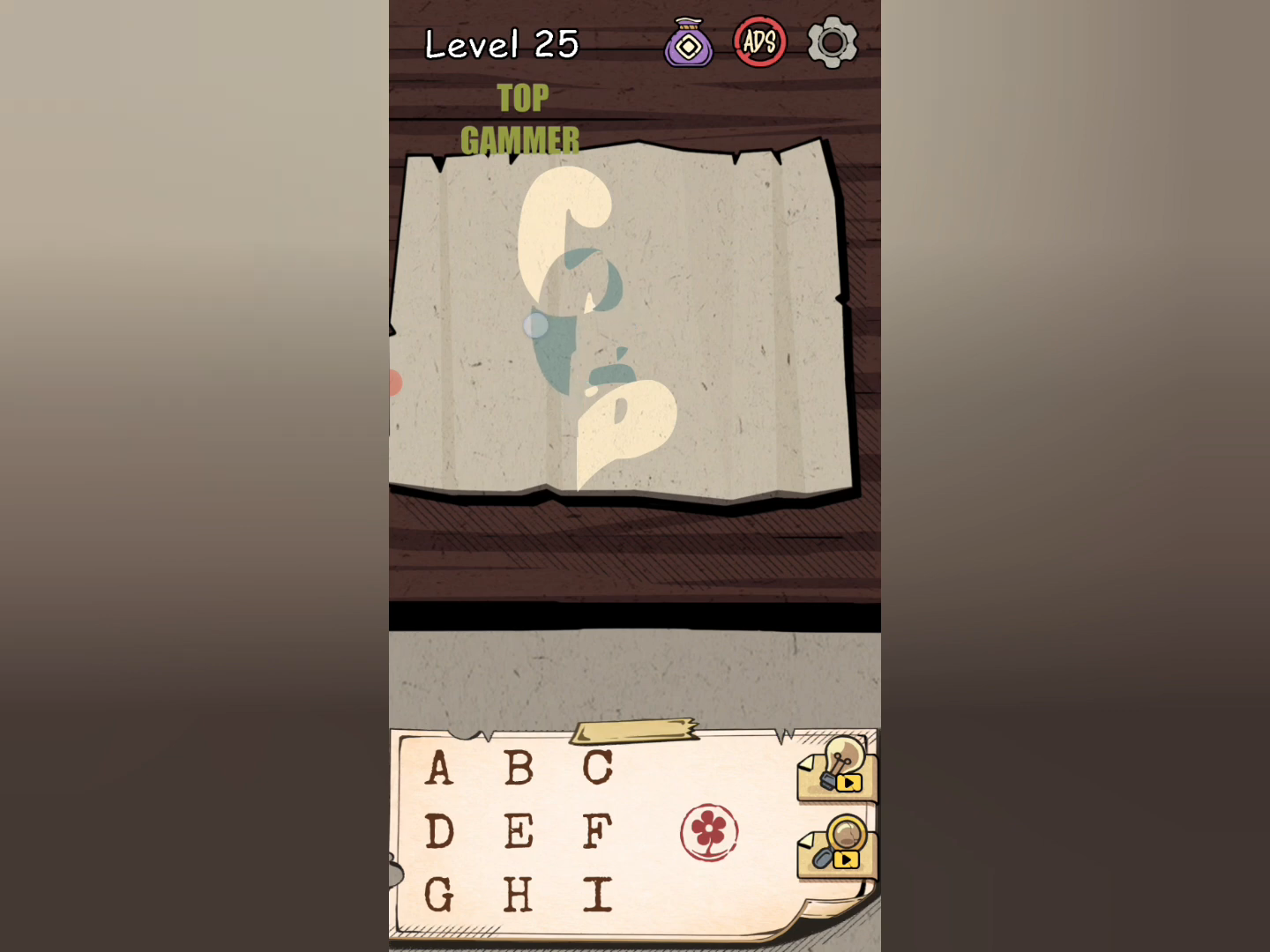 Flower Forest Word Puzzle level 25 Gameplay walkthrough solution Step 2