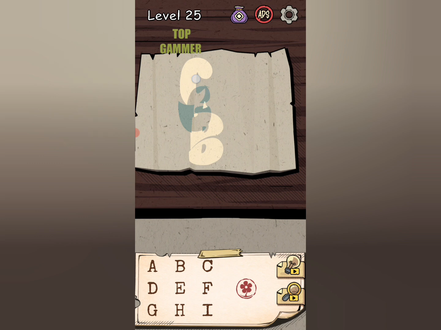 Flower Forest Word Puzzle level 25 Gameplay walkthrough solution Step 3
