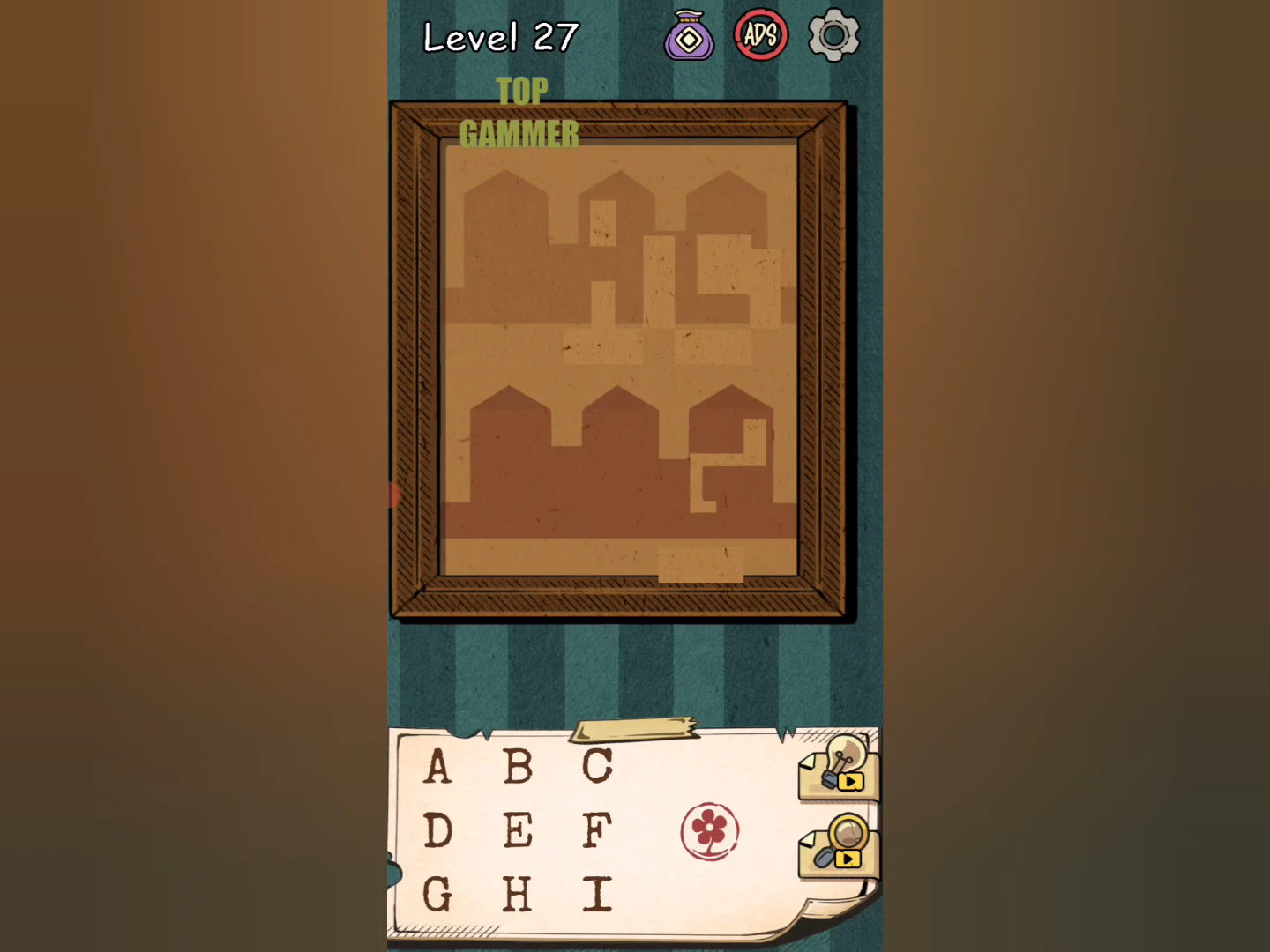 Flower Forest Word Puzzle level 27 Gameplay walkthrough solution Step 1