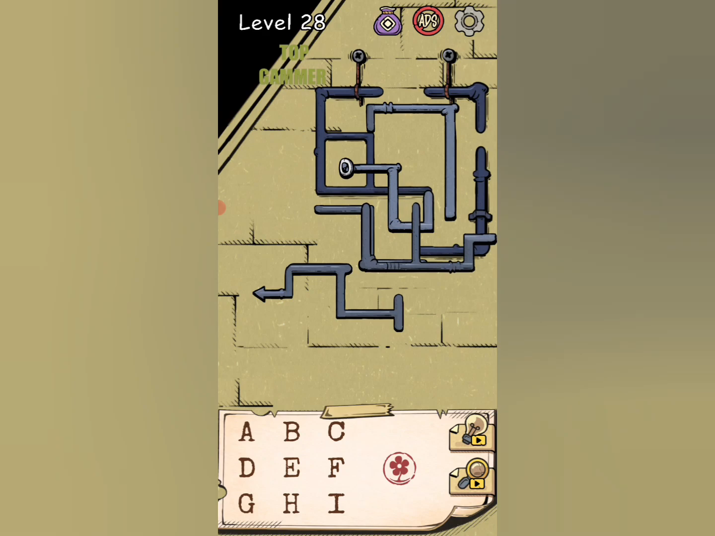 Flower Forest Word Puzzle level 28 Gameplay walkthrough solution Step 1