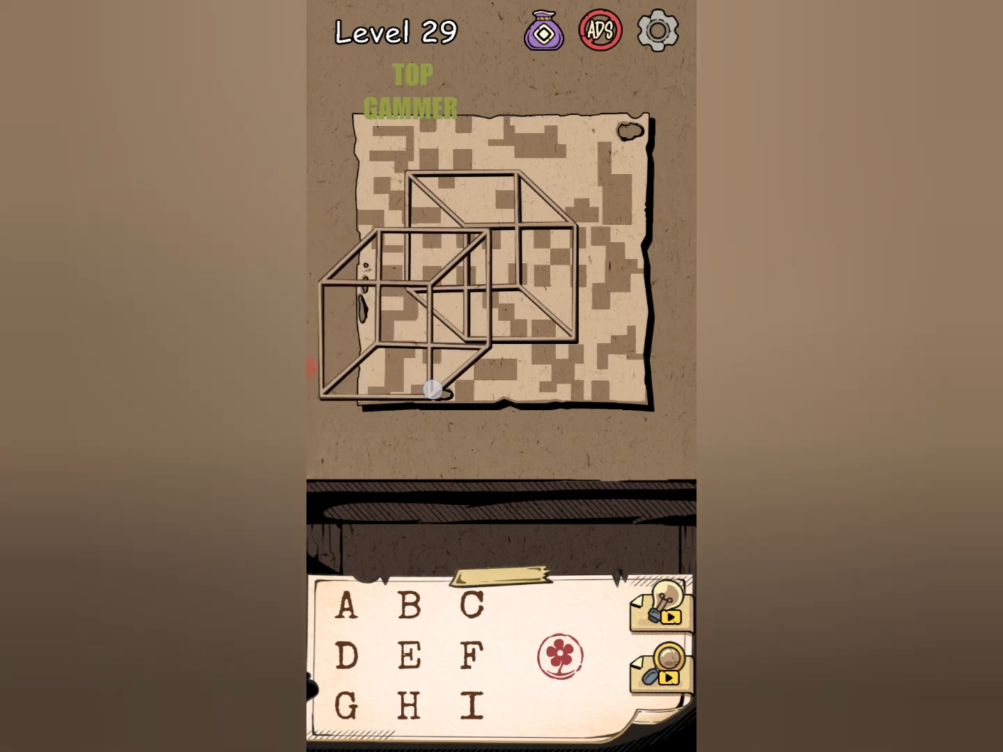 Flower Forest Word Puzzle level 29 Gameplay walkthrough solution Step 1