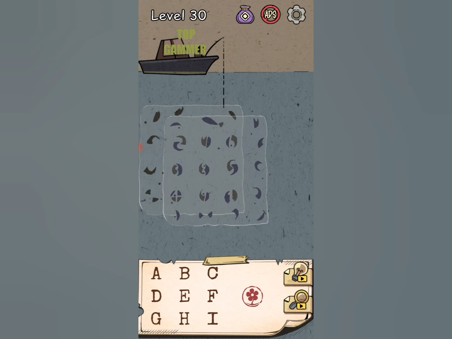 Flower Forest Word Puzzle level 30 Gameplay walkthrough solution Step 1