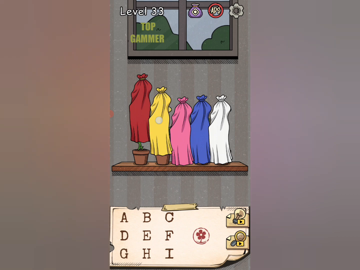 Flower Forest Word Puzzle level 33 Gameplay walkthrough solution Step 3