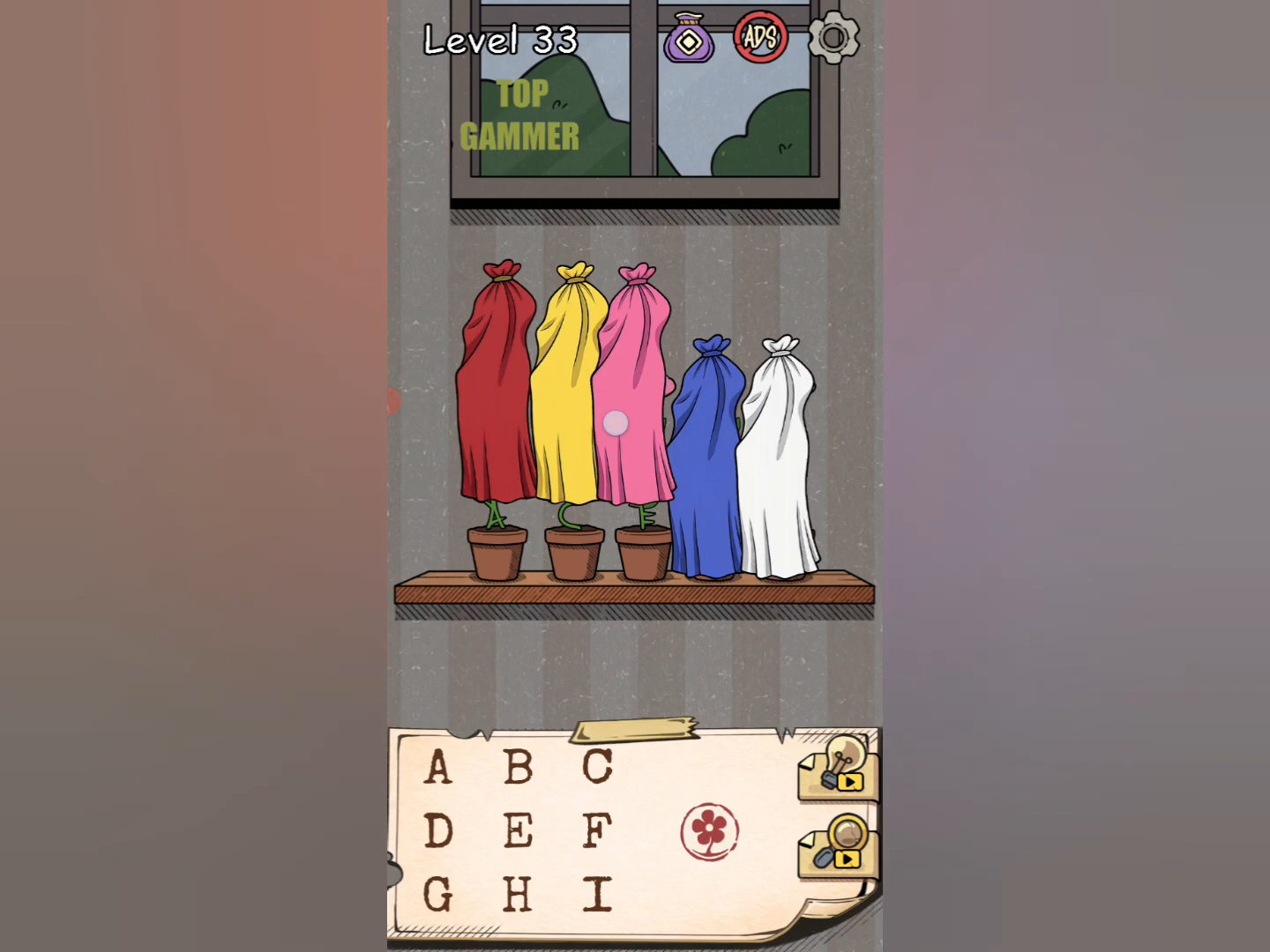 Flower Forest Word Puzzle level 33 Gameplay walkthrough solution Step 4