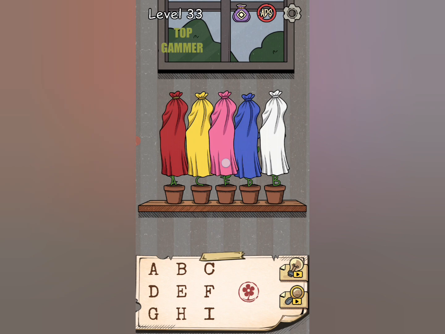 Flower Forest Word Puzzle level 33 Gameplay walkthrough solution Step 5