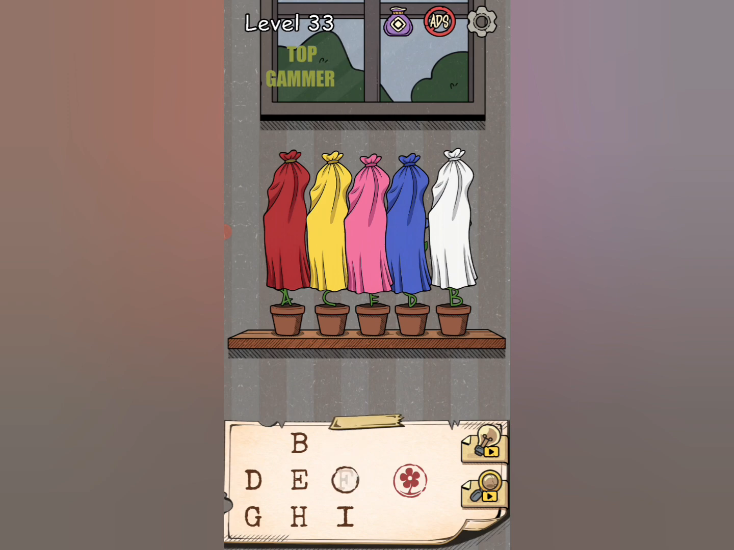 Flower Forest Word Puzzle level 33 Gameplay walkthrough solution Step 6