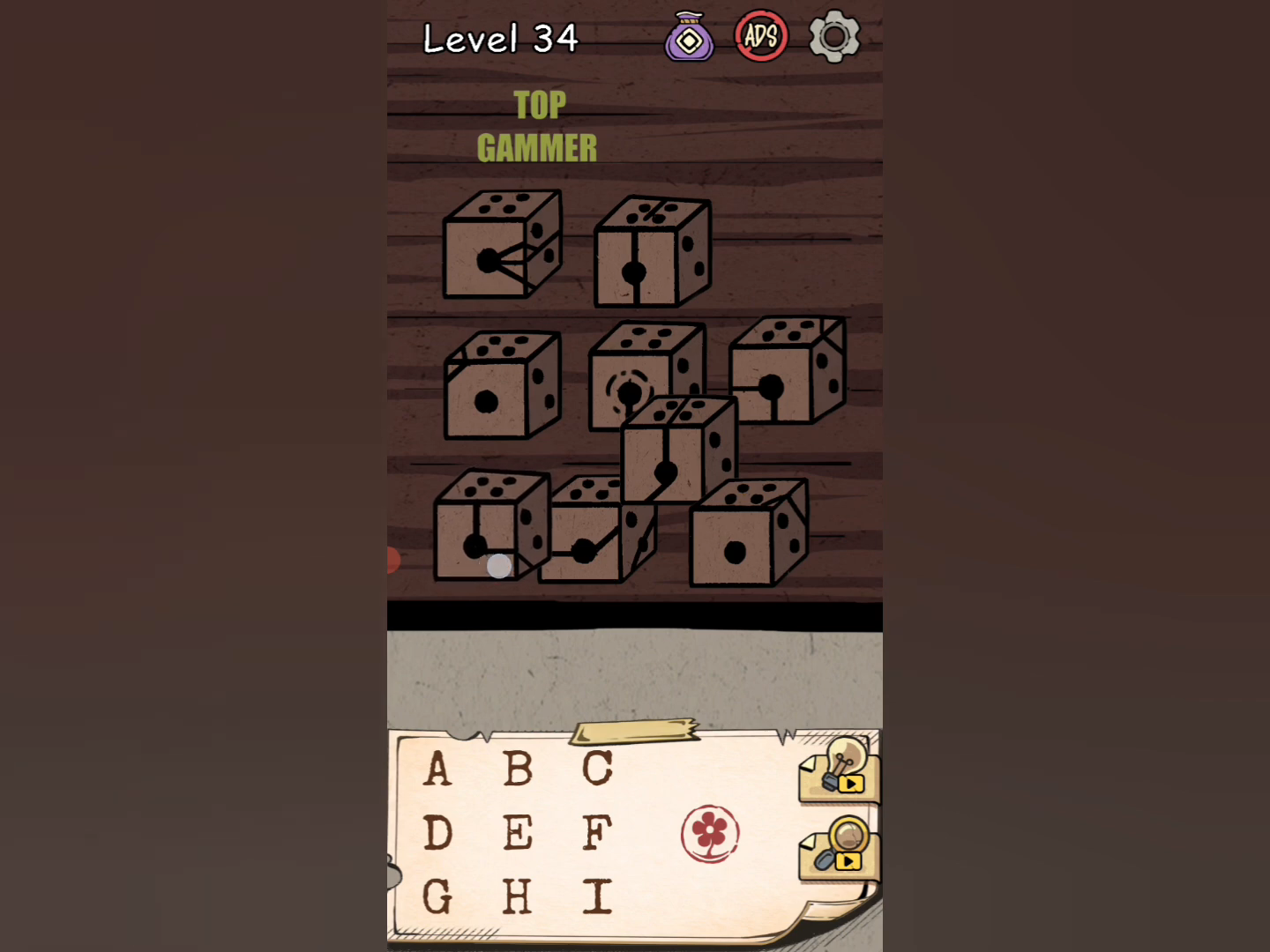 Flower Forest Word Puzzle level 34 Gameplay walkthrough solution Step 2