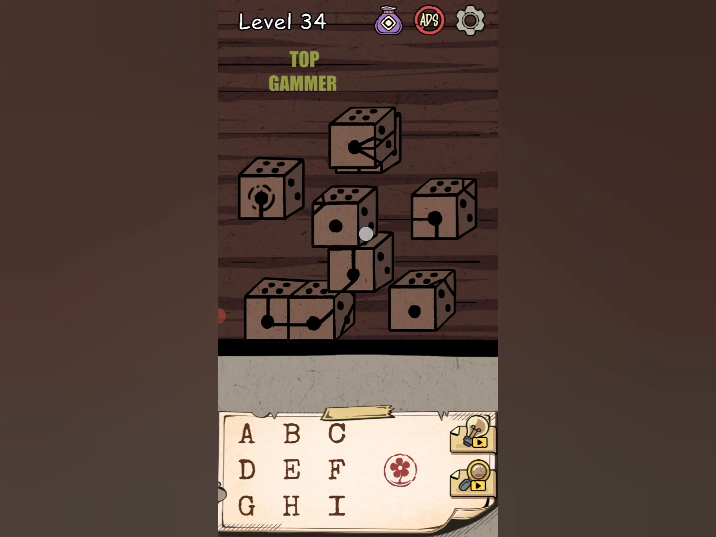 Flower Forest Word Puzzle level 34 Gameplay walkthrough solution Step 3