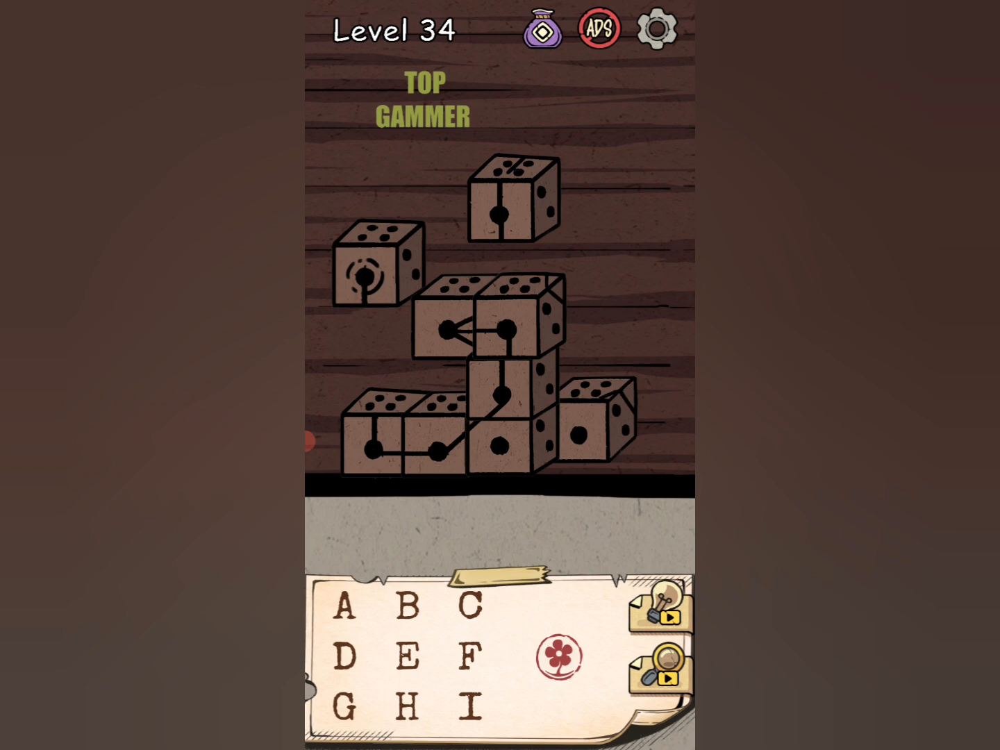 Flower Forest Word Puzzle level 34 Gameplay walkthrough solution Step 4
