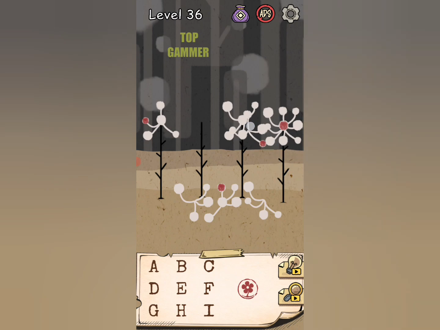 Flower Forest Word Puzzle level 36 Gameplay walkthrough solution Step 2