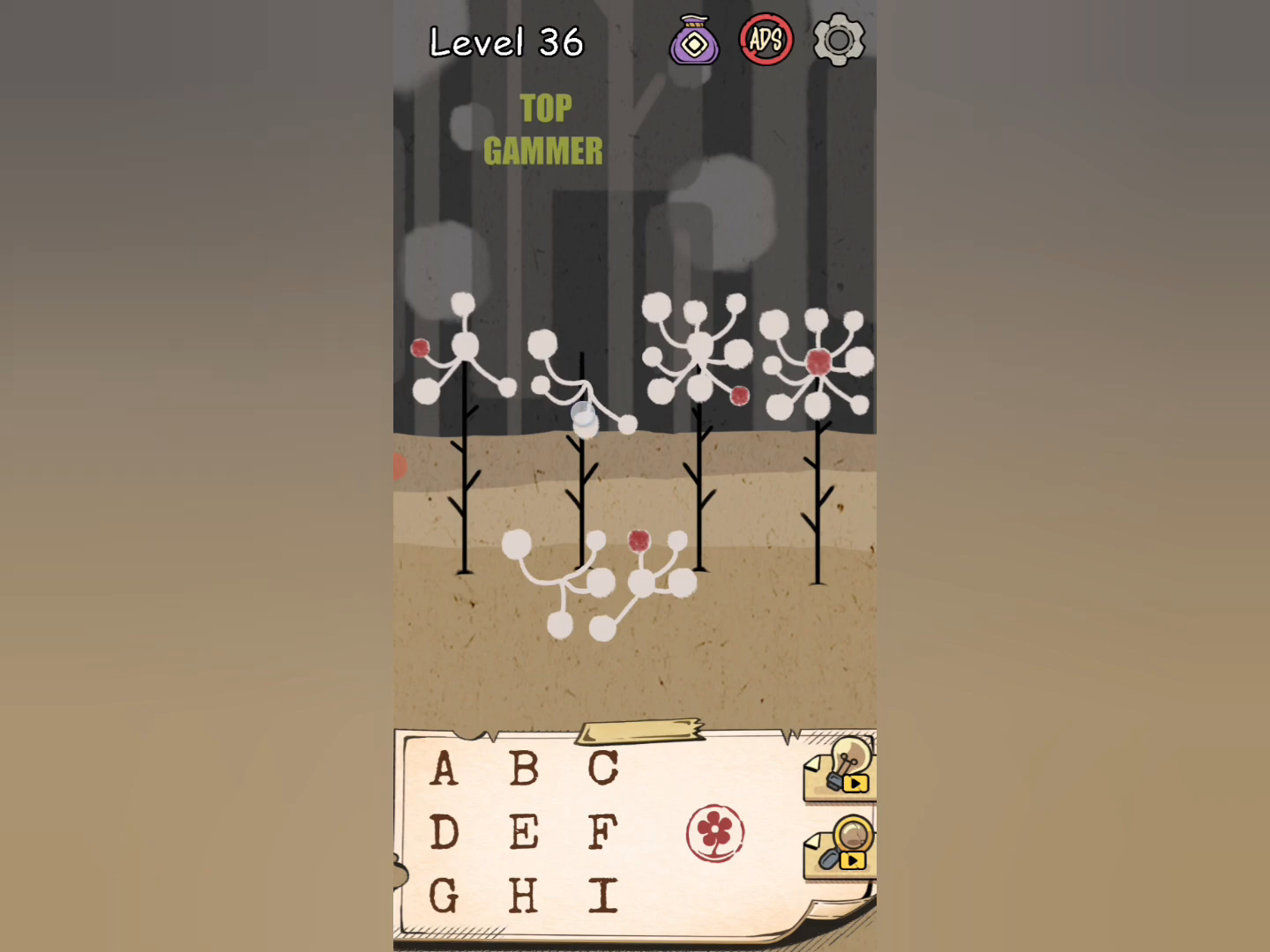 Flower Forest Word Puzzle level 36 Gameplay walkthrough solution Step 3