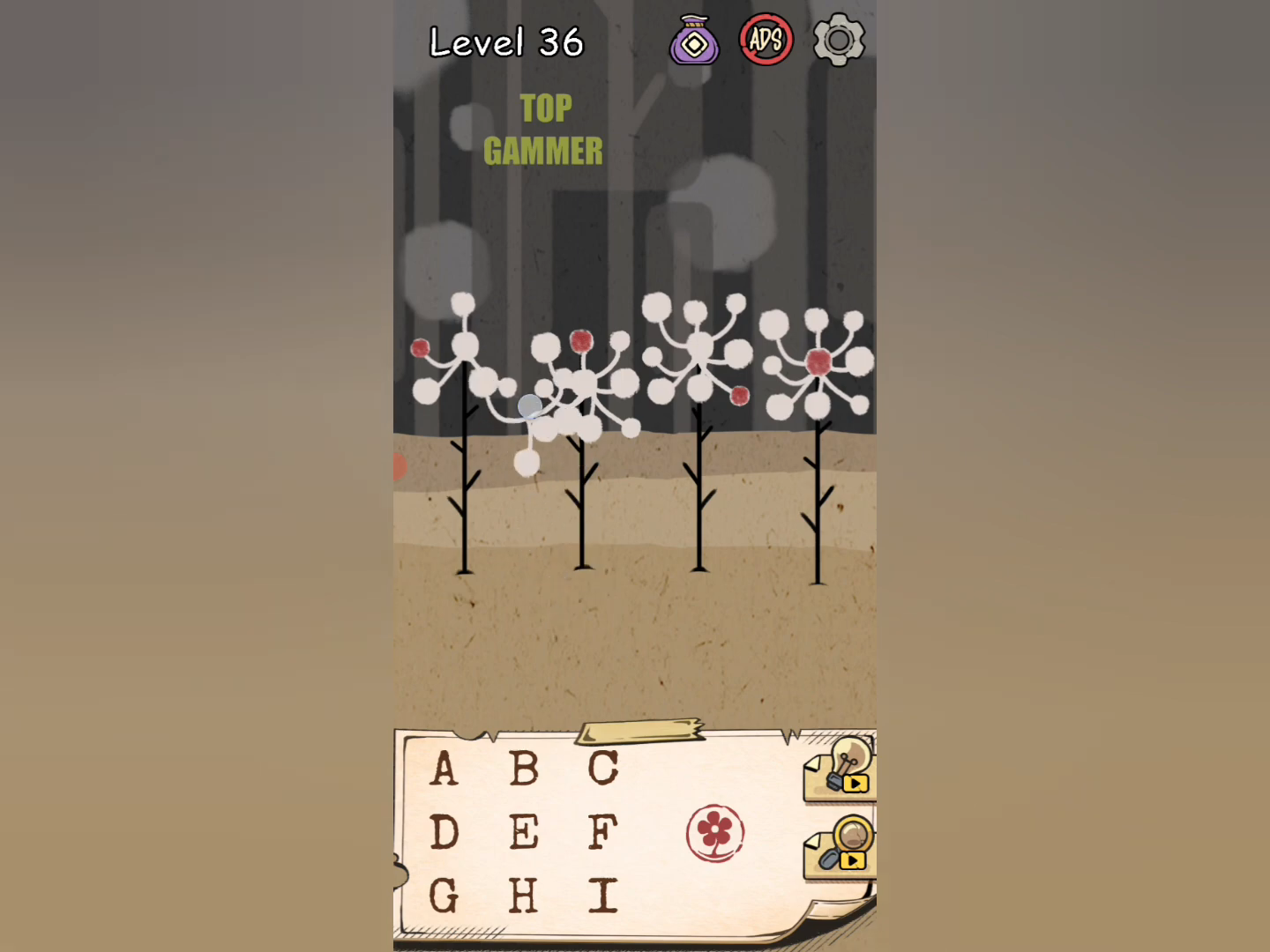 Flower Forest Word Puzzle level 36 Gameplay walkthrough solution Step 4