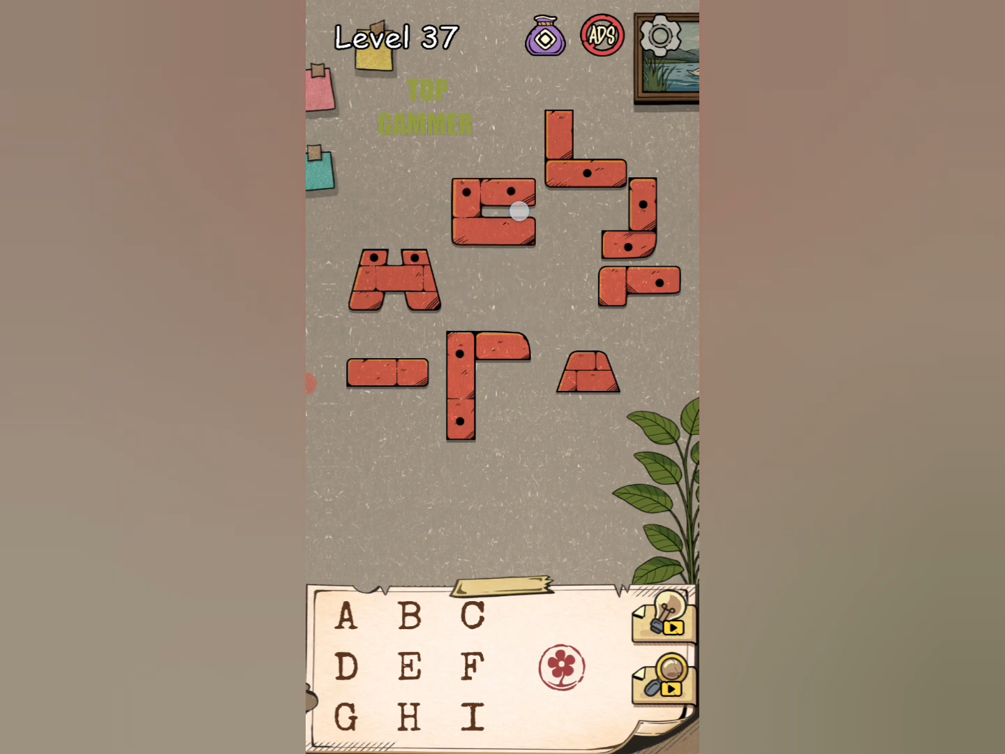 Flower Forest Word Puzzle level 37 Gameplay walkthrough solution Step 2
