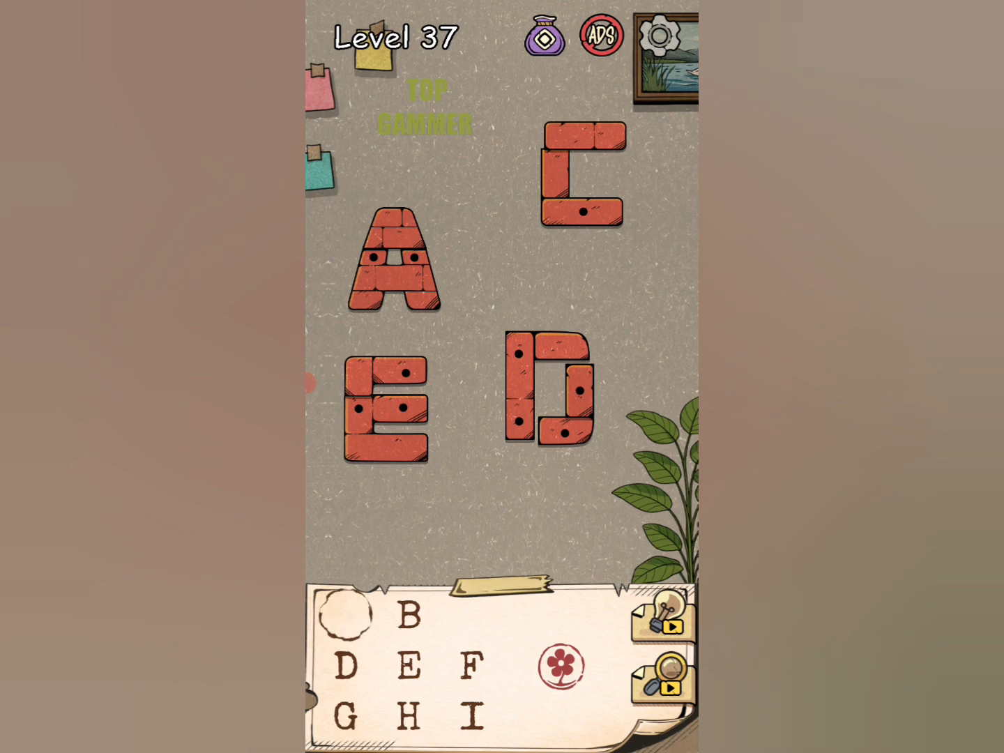 Flower Forest Word Puzzle level 37 Gameplay walkthrough solution Step 5
