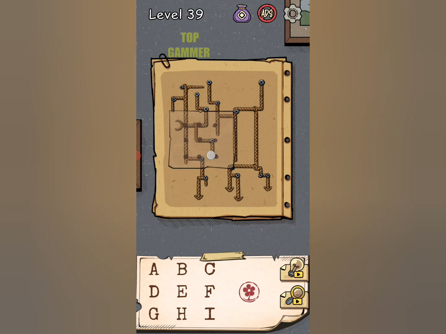 Flower Forest Word Puzzle level 39 Gameplay walkthrough solution Step 1