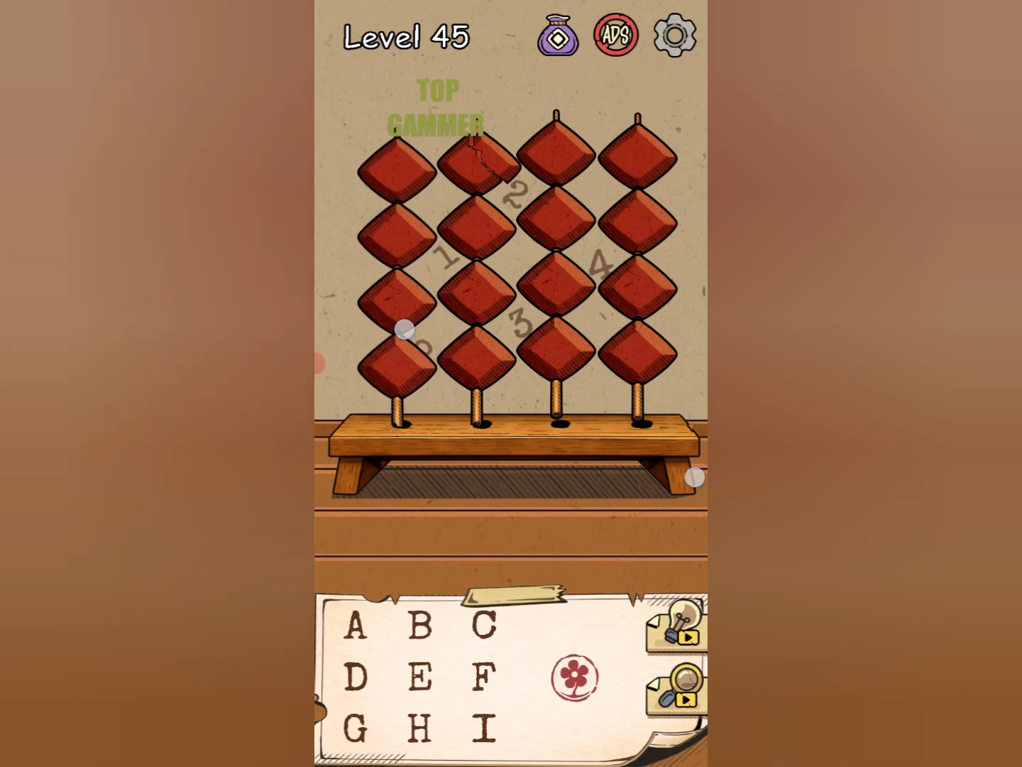 Flower Forest Word Puzzle level 45 Gameplay walkthrough solution Step 3