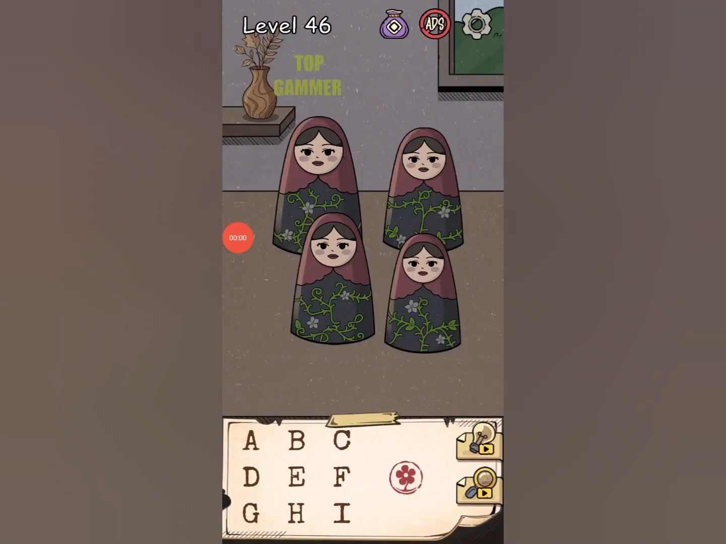Flower Forest Word Puzzle level 46 Gameplay walkthrough solution Step 1