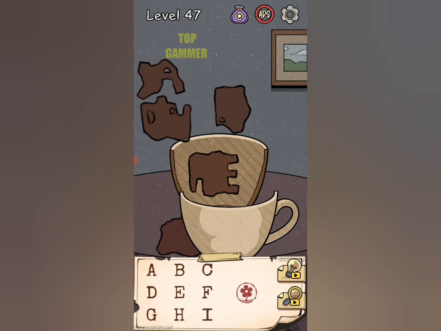 Flower Forest Word Puzzle level 47 Gameplay walkthrough solution Step 2