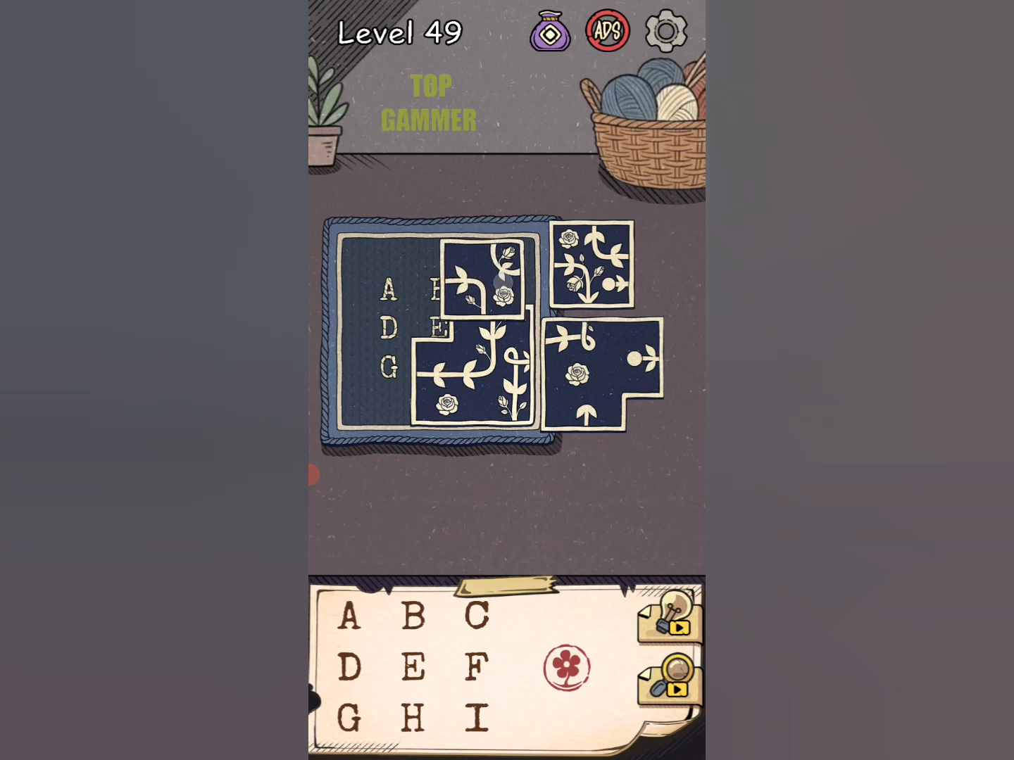 Flower Forest Word Puzzle level 49 Gameplay walkthrough solution Step 2