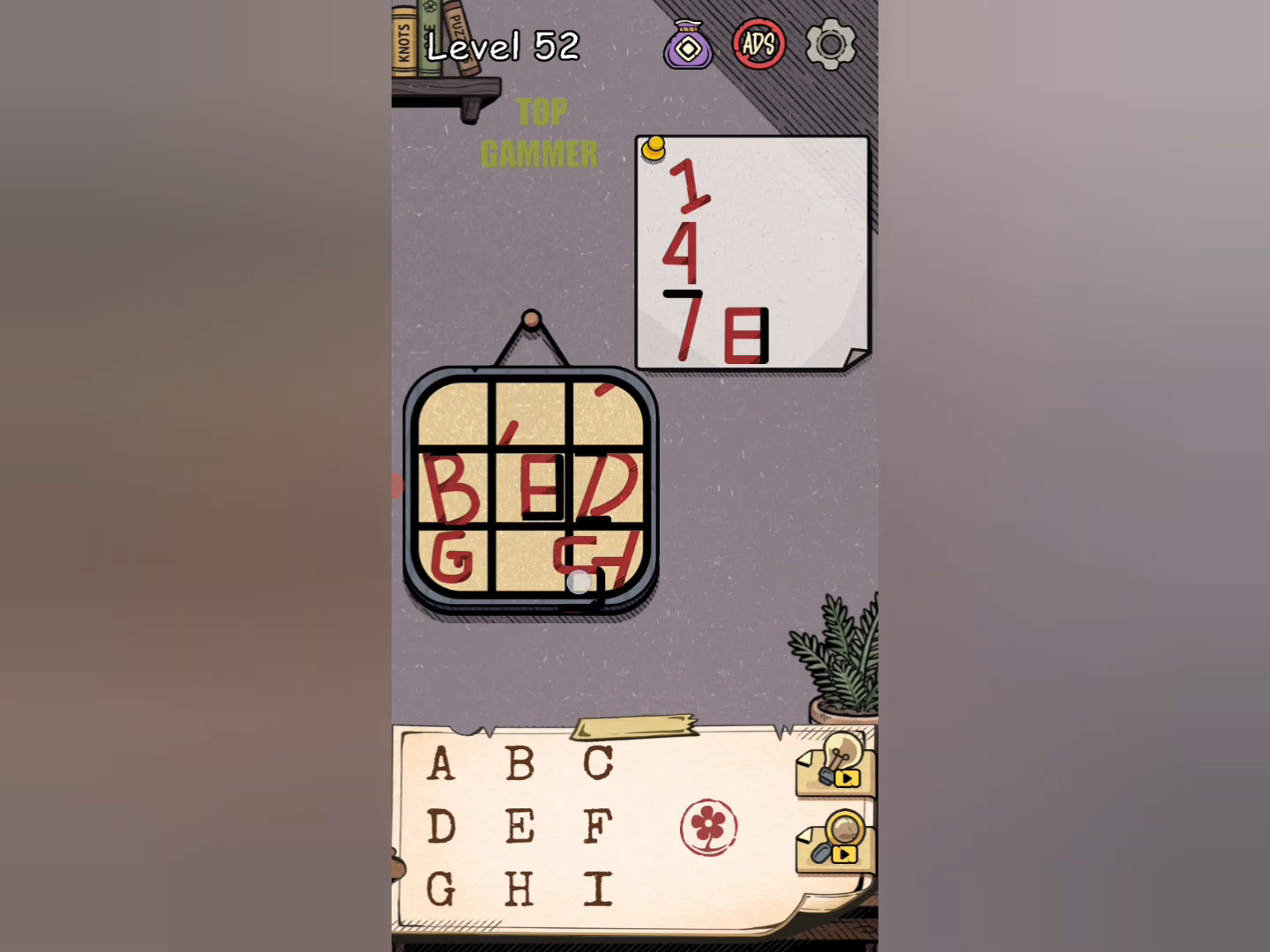 Flower Forest Word Puzzle level 52 Gameplay walkthrough solution Step 2