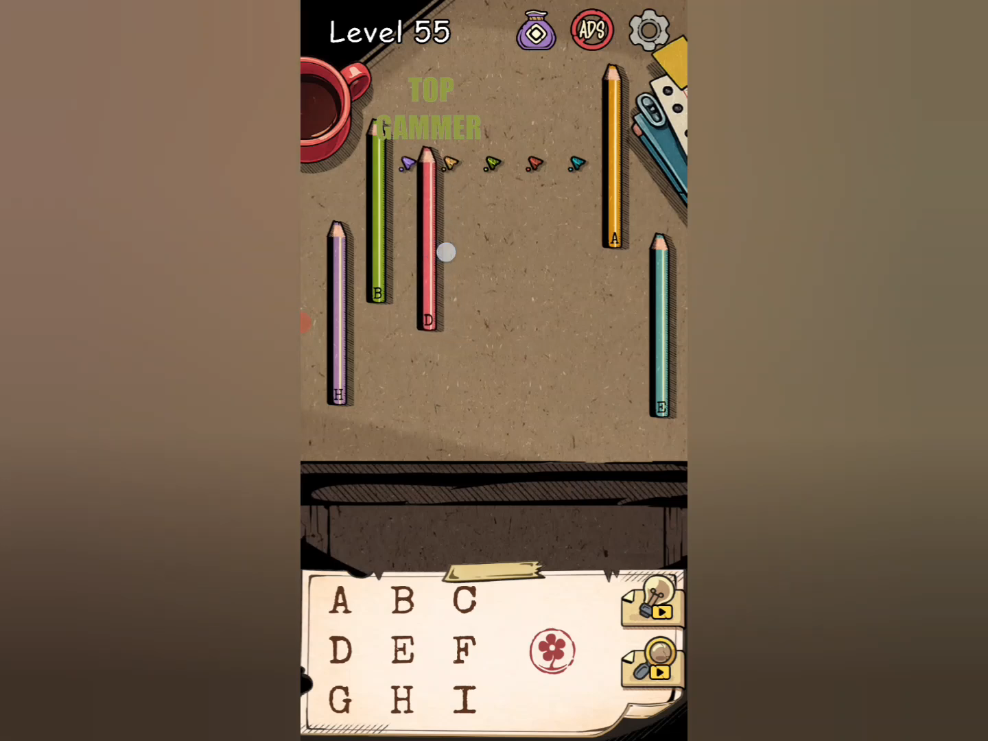 Flower Forest Word Puzzle level 55 Gameplay walkthrough solution Step 1