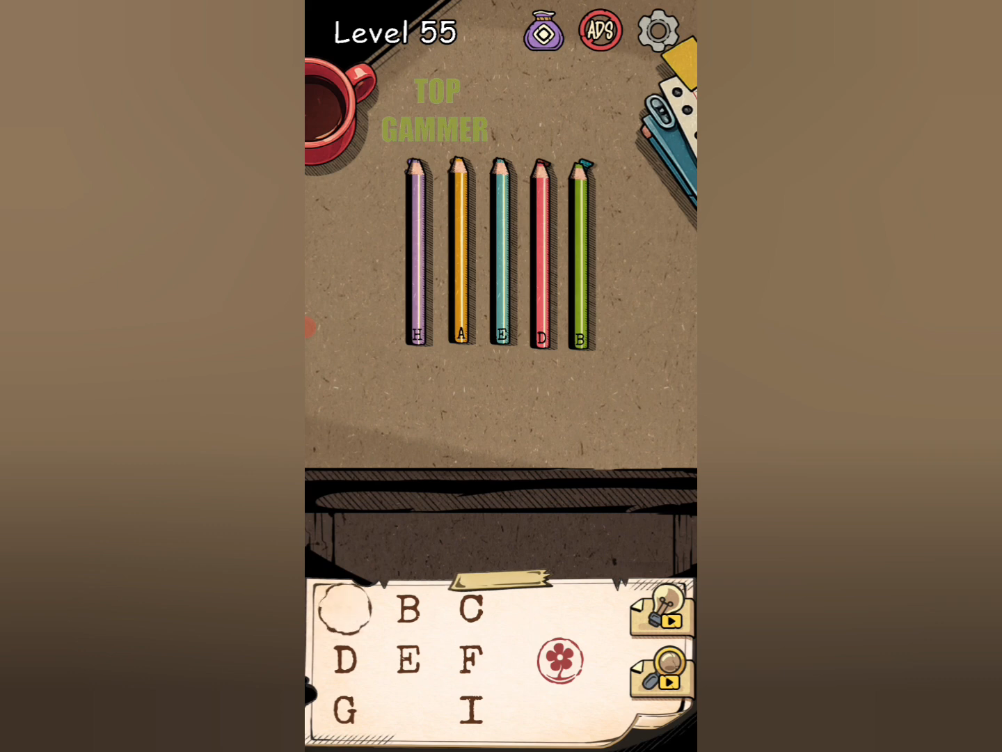 Flower Forest Word Puzzle level 55 Gameplay walkthrough solution Step 5