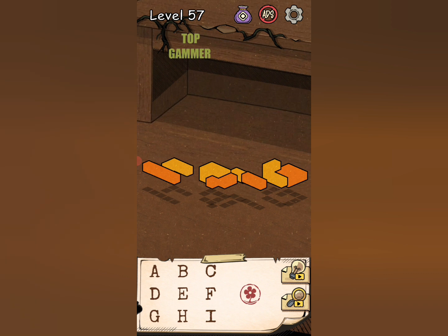 Flower Forest Word Puzzle level 57 Gameplay walkthrough solution Step 4