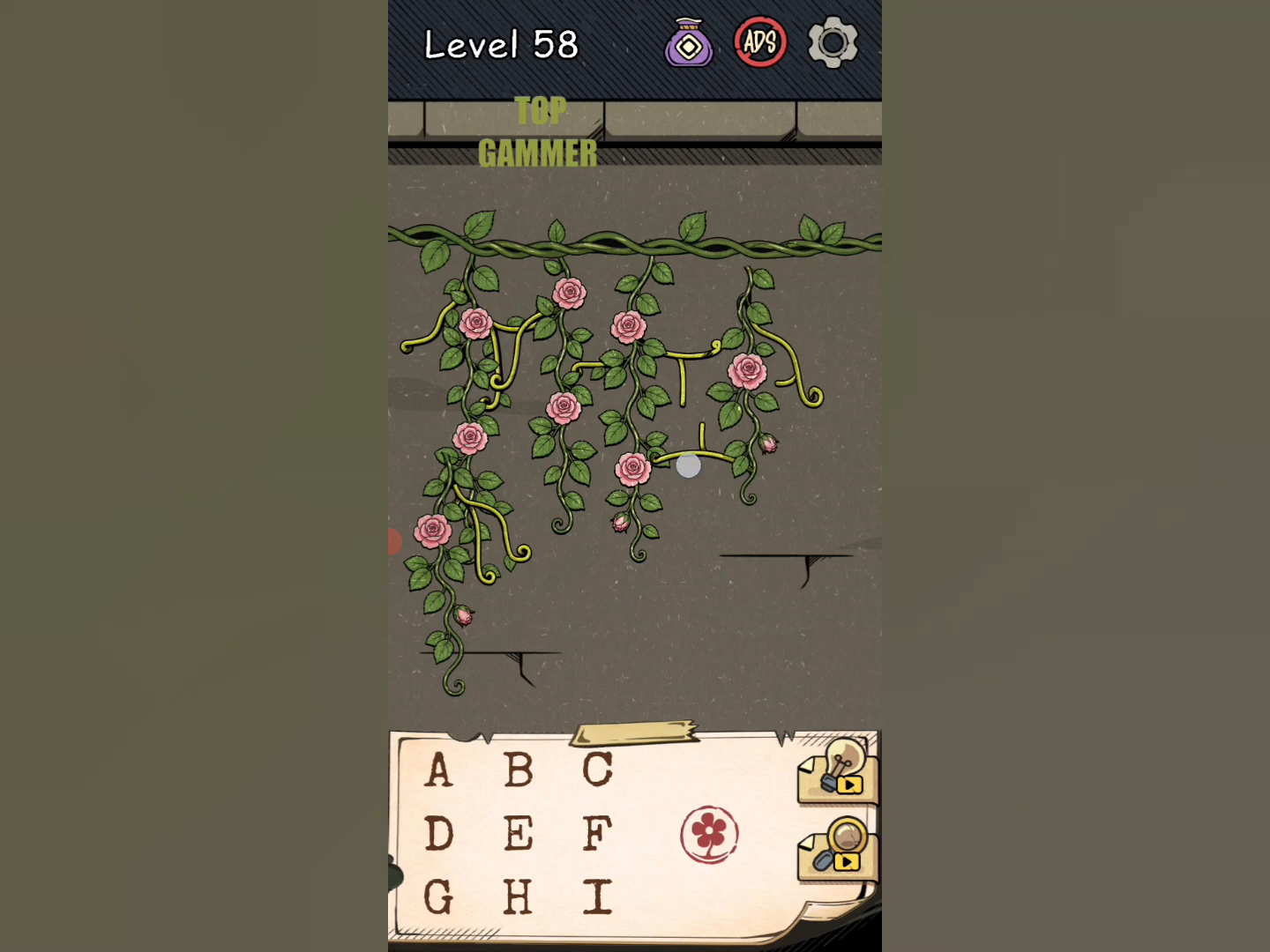 Flower Forest Word Puzzle level 58 Gameplay walkthrough solution Step 2