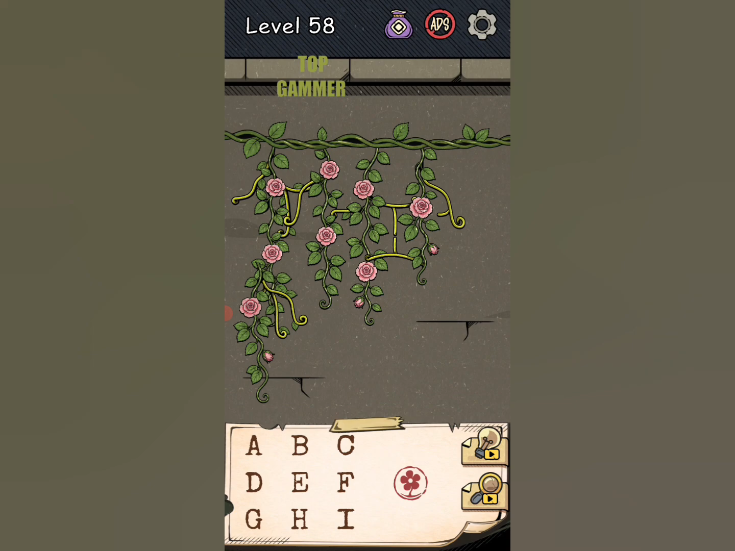 Flower Forest Word Puzzle level 58 Gameplay walkthrough solution Step 3