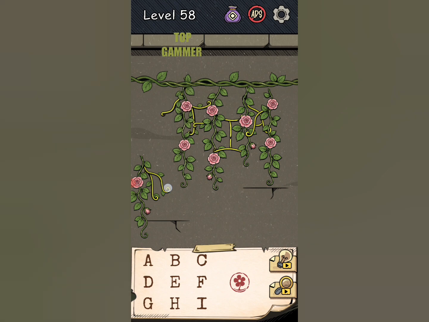 Flower Forest Word Puzzle level 58 Gameplay walkthrough solution Step 4