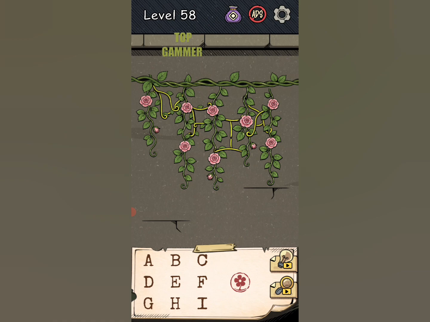 Flower Forest Word Puzzle level 58 Gameplay walkthrough solution Step 6