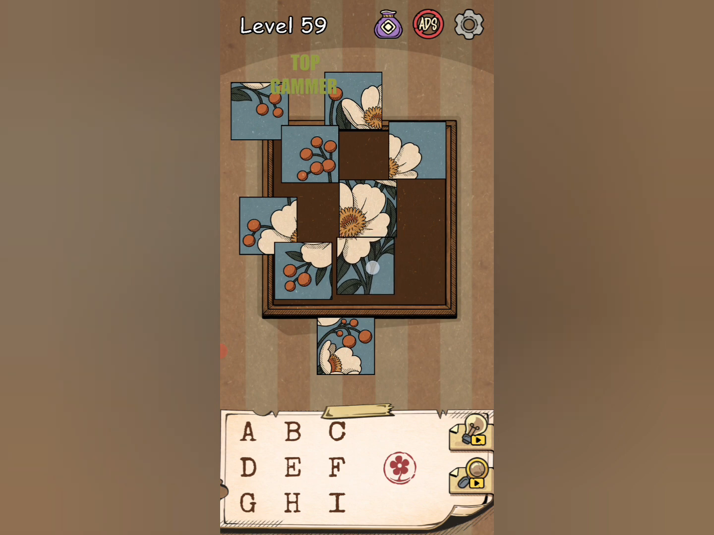 Flower Forest Word Puzzle level 59 Gameplay walkthrough solution Step 5