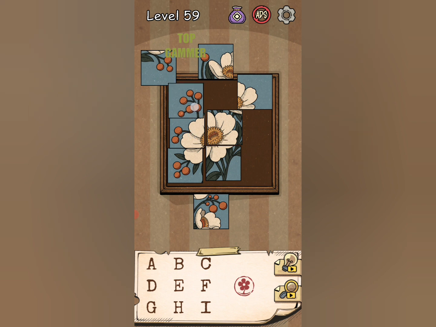 Flower Forest Word Puzzle level 59 Gameplay walkthrough solution Step 6