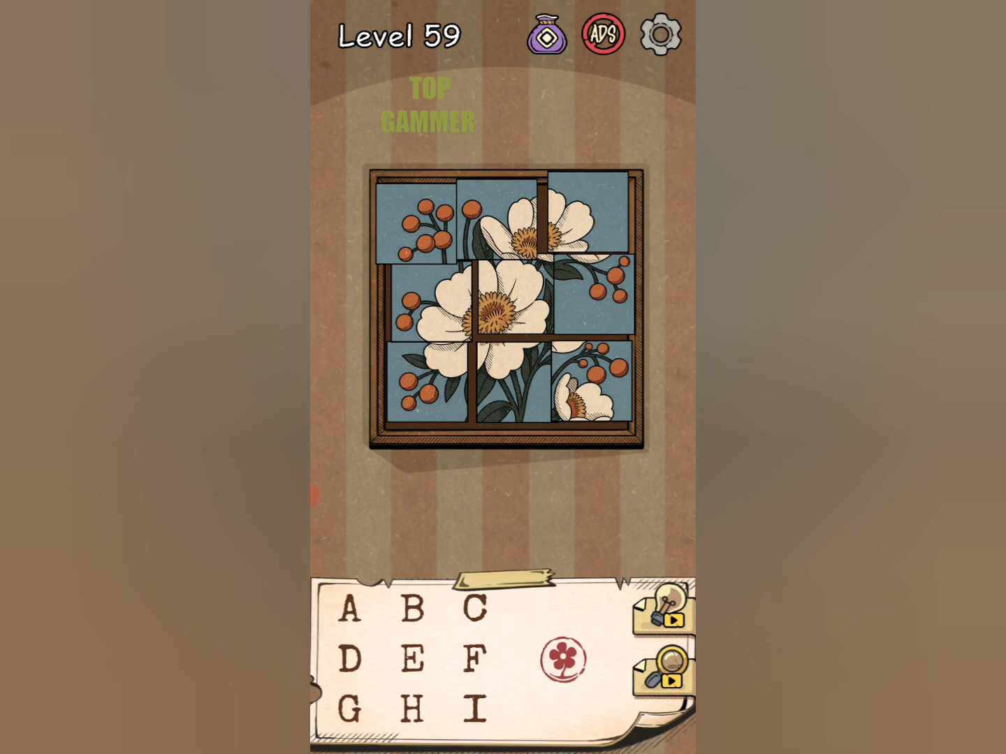 Flower Forest Word Puzzle level 59 Gameplay walkthrough solution Step 9