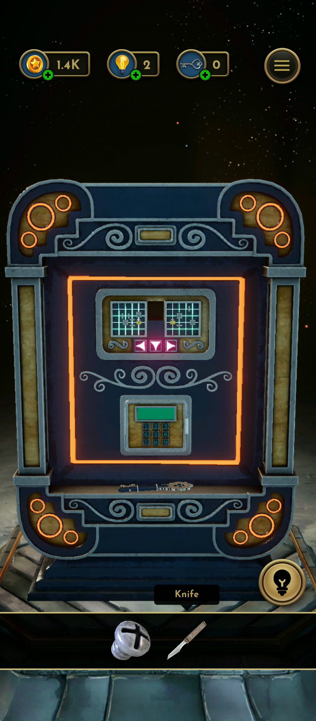 the vault: logic puzzle box level 35 Step 2