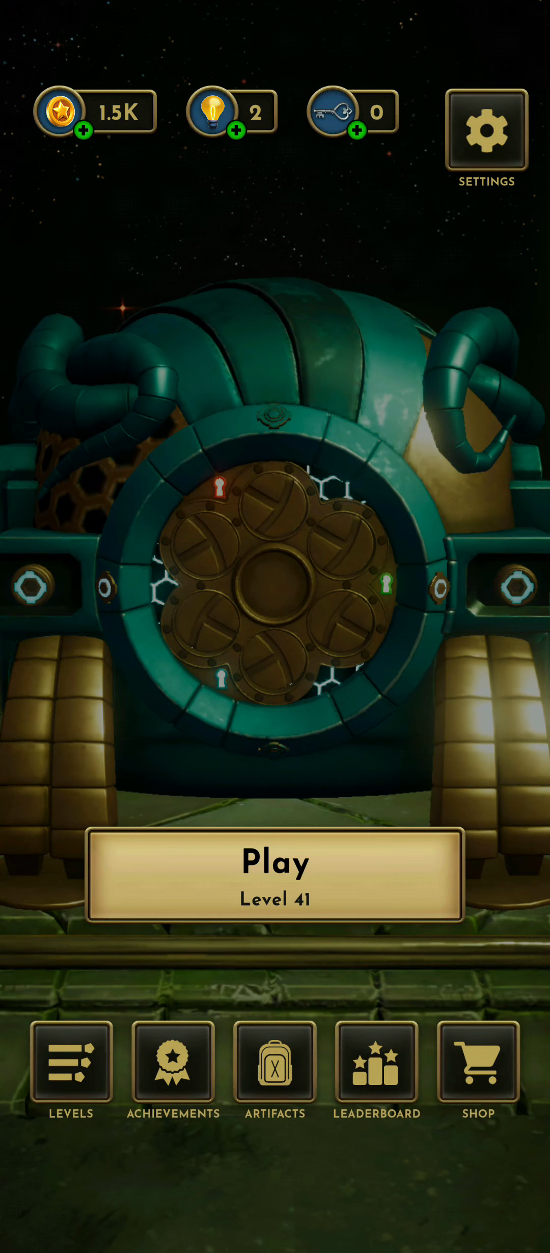the vault: logic puzzle box level 41 Step 1