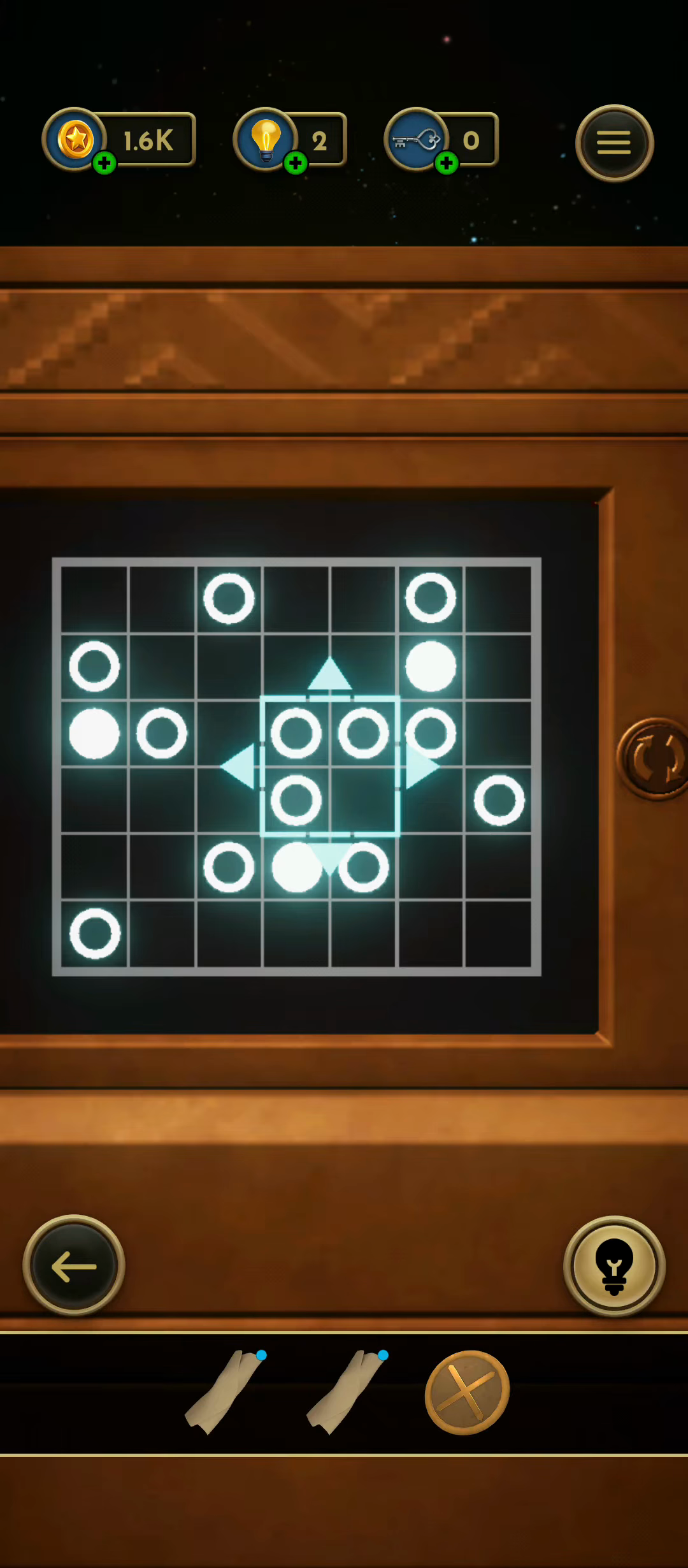 the vault: logic puzzle box level 44 Step 2