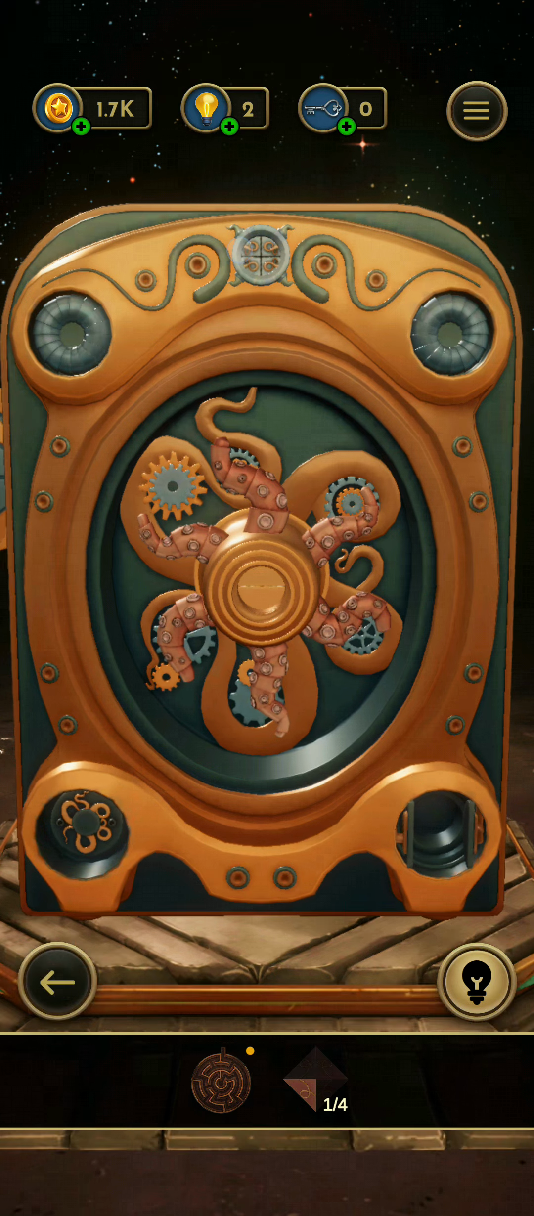 the vault: logic puzzle box level 47 Step 1