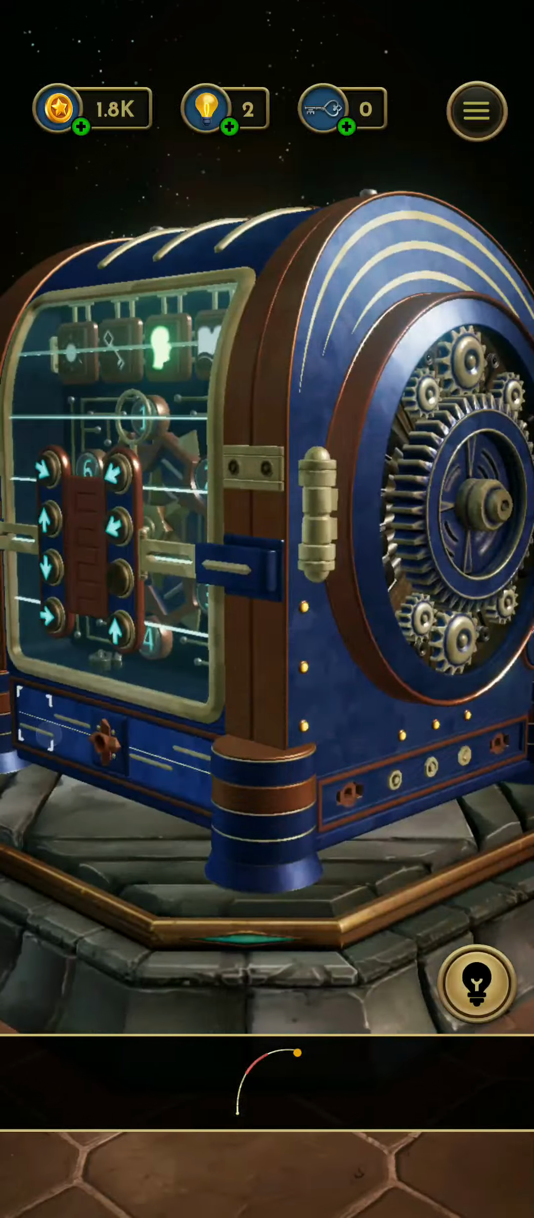 the vault: logic puzzle box level 48 Step 1